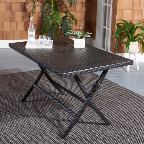 Rectangle Ched Fliptop Outdoor Dining Table 